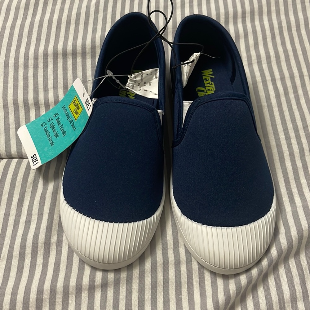 Western Chief Blue Slip Ons